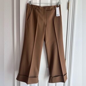 QL2 Brown Cotton Trousers Size EU 44 NWT - never worn in perfect condition